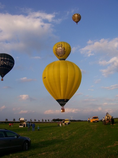 Ballonstart in Oberbergheim